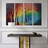 Inspired Park Scene Original Oil Painting by Leonid Afremov Canvas Wall Art - Image 4
