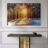 Sun of January Original Oil Painting by Leonid Afremov Canvas Wall Art