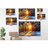 Sun of January Original Oil Painting by Leonid Afremov Canvas Wall Art - Image 6
