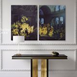 Henryk Hector Siemiradzki: Roman Orgy in the Time of Caesars Photo Print on Canvas - Image 2