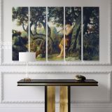 Henryk Hector Siemiradzki Painting Shepherd Playing Flute Photo on Canvas - Image 5