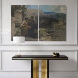 Hector Siemiradzki Polish Painter Monumental Academic Art Print on Canvas - Image 2