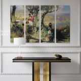 Henryk Hector Siemiradzki: Ancient Rome in a Village Photo Print on Canvas - Image 4