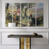 Henryk Hector Siemiradzki: Ancient Rome in a Village Photo Print on Canvas - Image 5