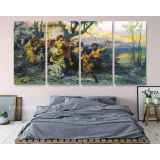 Famous Painting by Henryk Hector Siemiradzki Photo Print on Canvas - Image 4