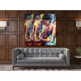 Passion Palette Knife Oil Painting by Leonid Afremov Canvas Wall Art
