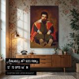 Sebastian de Morra - Velazquez Baroque Jester with Bold Expression canvas wall art