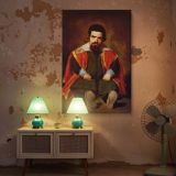 Sebastian de Morra - Velazquez Baroque Jester with Bold Expression canvas wall art - Image 5