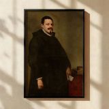 Sebastian Garcia de la Huerta - Velazquez Baroque Noble with Beard canvas wall art - Image 2