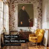 Sebastian Garcia de la Huerta - Velazquez Baroque Noble with Beard canvas wall art - Image 3