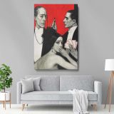 See Jack He Said - Dramatic Noir Scene 1922 By Wladyslaw T. Benda canvas wall art - Image 5