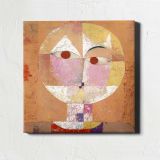 Senecio (Baldgreis) (1922) painting in high resolution by Paul Klee — room mockup view 1