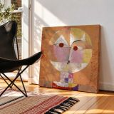 Senecio (Baldgreis) (1922) painting in high resolution by Paul Klee — room mockup view 2