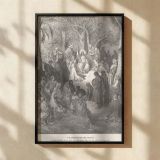 Sermon on the Mount - Beatitudes Scene by Gustave Dore canvas wall art - Image 2