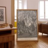 Sermon on the Mount - Beatitudes Scene by Gustave Dore canvas wall art - Image 7