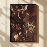 Seven Works of Mercy - Compassionate Acts in Baroque Scene by Caravaggio canvas wall art - Image 2