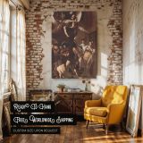 Seven Works of Mercy - Compassionate Acts in Baroque Scene by Caravaggio canvas wall art - Image 3