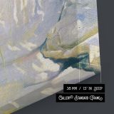 Sewing the Sail by Joaquin Sorolla - White Fabric in Sunlit Garden Scene canvas wall art - Image 8