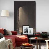 Shaft of Light at Euston - Sepia Architectural Photography By Harry Moult canvas wall art
