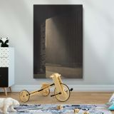 Shaft of Light at Euston - Sepia Architectural Photography By Harry Moult canvas wall art - Image 2