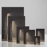 Shaft of Light at Euston - Sepia Architectural Photography By Harry Moult canvas wall art - Image 4