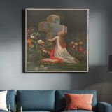 "Simply to thy cross I cling" — room mockup view 3