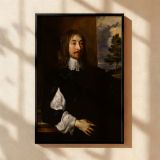 Sir William Killigrew - Elegant 17th Century Portrait by Van Dyck canvas wall art - Image 2