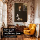 Sir William Killigrew - Elegant 17th Century Portrait by Van Dyck canvas wall art - Image 3
