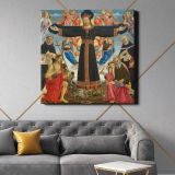 Solomon and the Queen of Sheba (c. 1540 - c. 1545) by Jan van Scorel and Jan Swart van Groningen — room mockup view 21