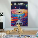 Spacetime - Cosmic Chaos and Black Hole Poster Art - Image 2