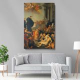 St. Francis Xavier Preaching - Biblical Healing Revival By Peter Paul Rubens canvas wall art - Image 5