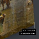 St. Martin-in-the-Fields - Victorian London Scene by William Logsdail canvas wall art - Image 9