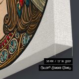 Stained glass window for the facade of the Fouquet boutique by Alphonse Maria — room mockup view 5