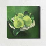 Still life with apples (1935) oil painting by Mikulas Galanda — room mockup view 1