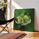 Still life with apples (1935) oil painting by Mikulas Galanda — room mockup view 2