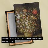 Still Life with Flowers - 1600s Baroque Floral Arrangement By Jan Brueghel the Elder canvas wall art - Image 6