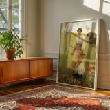 Stone Pickers by George Clausen - Girl with Basket in Rural Field canvas wall art - Image 6