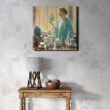 Strawberry Tea Set (1912) by Frederick Childe Hassam — room mockup view 1