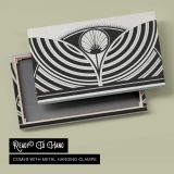 Stylised Floral Pattern by Samuel Jessurun de Mesquita - canvas rear frame and hanging hardware