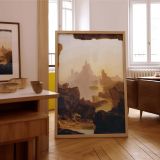 Subsiding of the Waters by Thomas Cole - Dramatic Landscape in Soft Earth Tones canvas wall art - Image 7