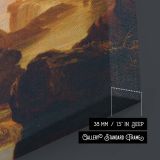 Subsiding of the Waters by Thomas Cole - Dramatic Landscape in Soft Earth Tones canvas wall art - Image 8