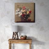 Summer Flowers (1880) in high resolution by Henri Fantin–Latour — room mockup view 1