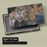 Sunflowers by Paul Gauguin - canvas rear frame and hanging hardware