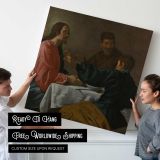 Supper at Emmaus by Diego Velázquez — room mockup view 4