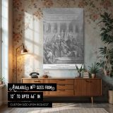 Susanna and the Elders - Gustave Dore Courtroom Trial Scene in Ancient Palace canvas wall art