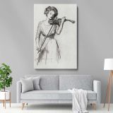Sweetest Story Ever Told - Violin and Woman Sketch Poster By Charles Dana Gibson - Image 5