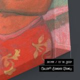 Tahitian Woman with Fruit - Paul Gauguin Red and Green Island Still Life canvas wall art - Image 8