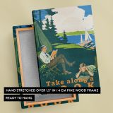 Take Along a Book - Camping Family by the Lake Reading Poster - Image 6