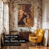 Temptation of St. Thomas Aquinas - Religious Drama by Velazquez canvas wall art - Image 3
