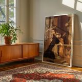 Temptation of St. Thomas Aquinas - Religious Drama by Velazquez canvas wall art - Image 6